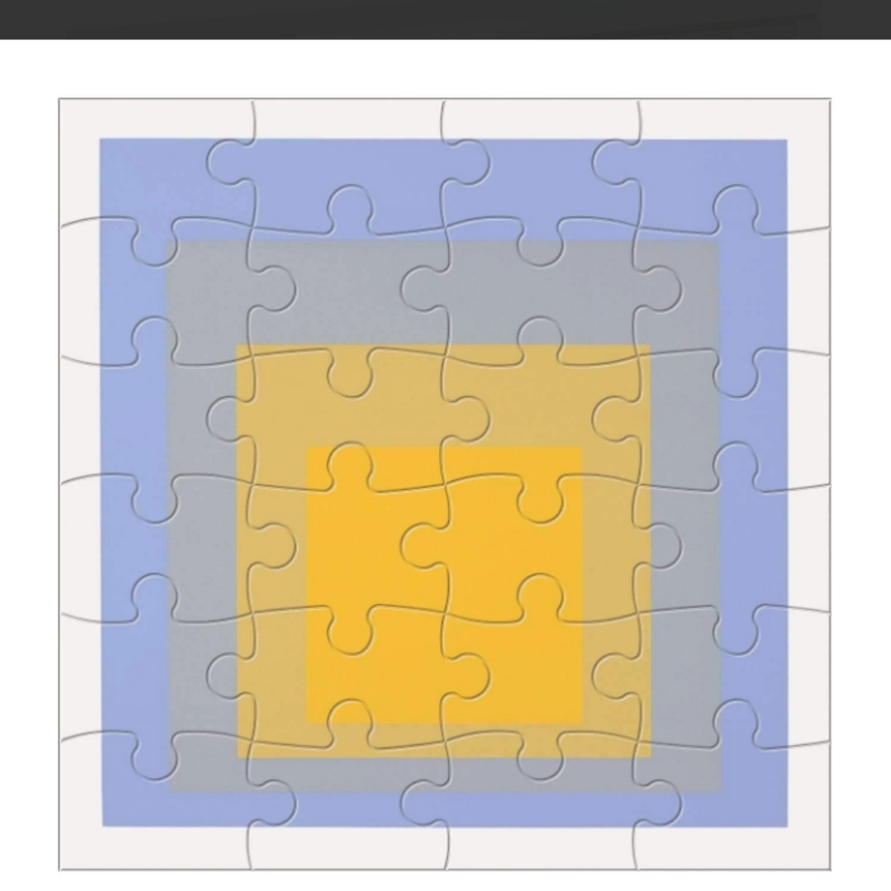 MoMA Josef Albers Wood Puzzle Set - Picture 4 of 6